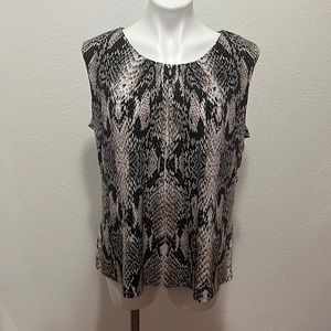 FYLO Snakeskin Top Sz XL